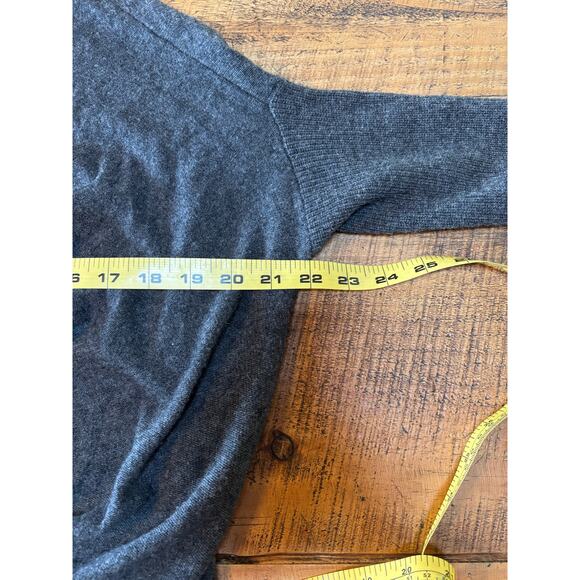 Athleta Womens Finale Gray Wool Cashmere Convertible Sweater Thumbholes XS - Picture 8 of 10